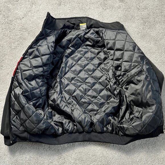 Ferrari F1 Racing Jacket Unisex BNWT Red and Black Insulated Embroidered Logo - Picture 4 of 6